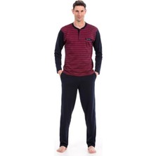 Pierre Cardin 5245 60/2 Jakarlı Pijama Lacivert Xl