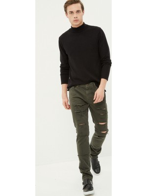 Koton Erkek Skinny Pantolon Haki
