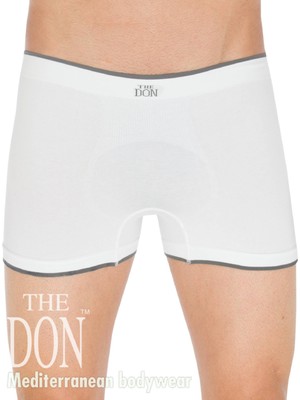 The Don Erkek Beyaz Slim Fit Boxer