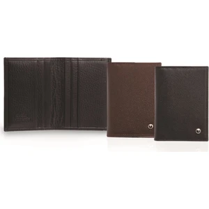 Dr 2204-2 Hakiki Deri Toscana Klasik Kredi Kartlık Kahve