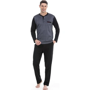 Pierre Cardin 5241 Erkek Jakarlı Penye Pijama Takımı