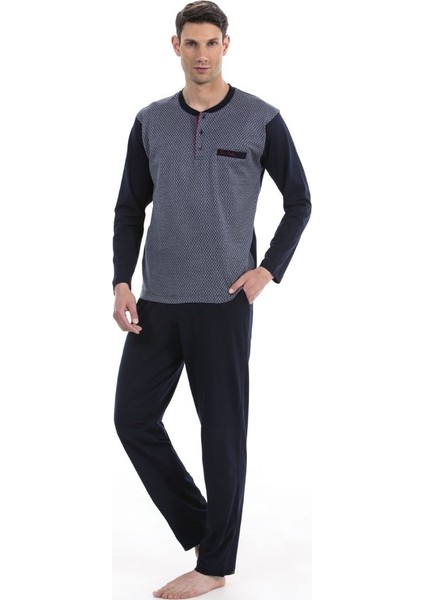 5239 Erkek Jakarlı Pijama Takımı