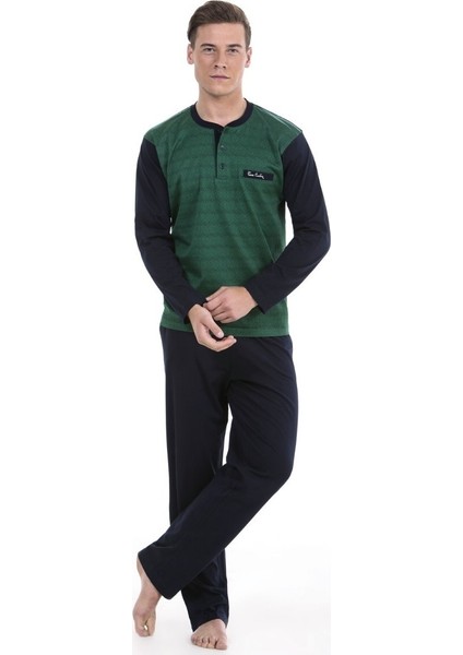 5241 Erkek Jakarlı Penye Pijama Takımı