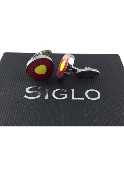 Siglo Sarı Kırmızı Model Kol Düğmesi fırsatları