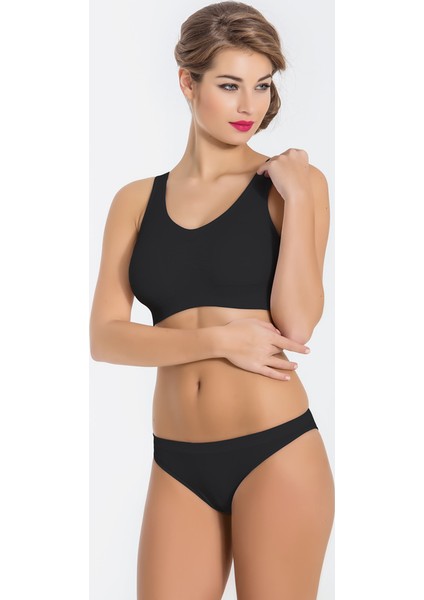 Kalın Askılı Kaplı Büstiyer Korse 11027