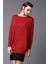Bordo Tunik Elbise 1