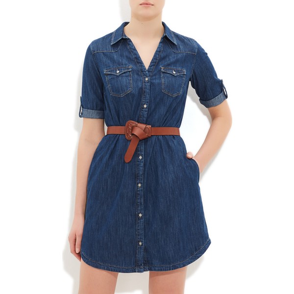 Mavi Kadın Bree Indigo Jean Elbise L Lacivert Fiyatları