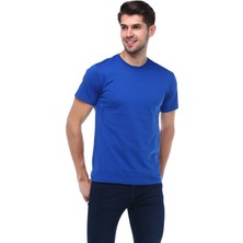 Mumu Tasarım Sırt Baskılı Bisiklet Yaka T-Shirt