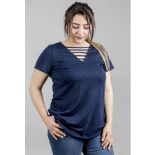 Myline Önü Biyeli T-Shirt 23794