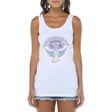 Mumu Fill Askılı Baskılı T-Shirt