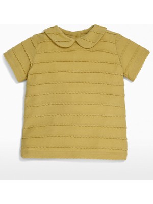 Mamas & Papas Trim Collar T-Shirt