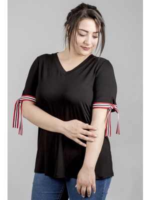 Myline Kolları Bantlı T-Shirt 23793