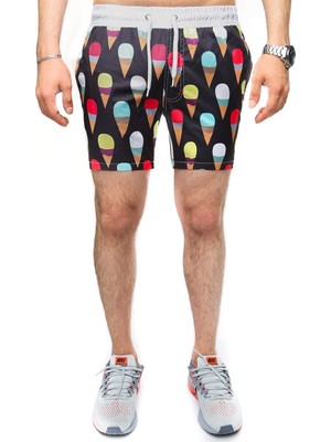 Madmext Baskılı Deniz Şortu