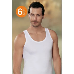 6 lı Paket Likralı Erkek Atlet ME066