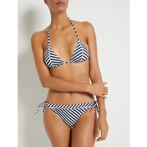 Çizgili Bikini Üstü