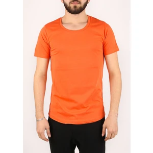 Bisiklet Yaka Turuncu T-shirt 2308