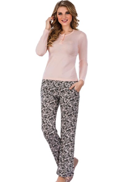 Cicimod 3021 Likralı Modal Kadın Pijama Takımı