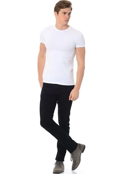 Erkek Beyaz Basic Tişört 061747-620 fiyatları