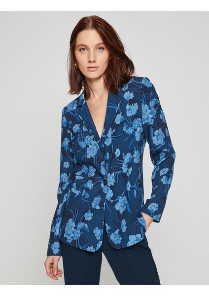 Desenli Klasik Ceket