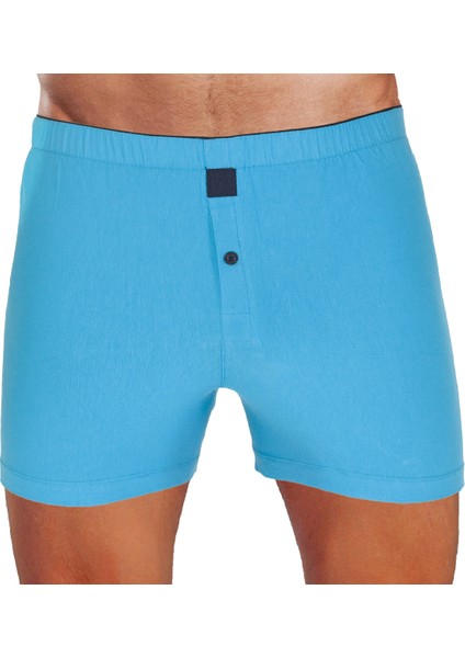 TheDON Jersey Turkuaz Penye/Örme Erkek Boxer