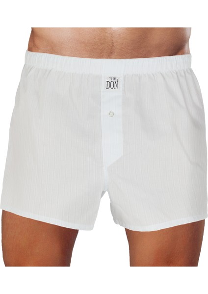TheDON Yırtmaçlı Mavi Desenli Erkek Boxer