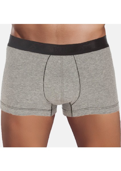 TheDON Bamboo Gri Melanj Renk Erkek Boxer