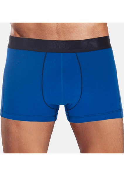 TheDON Bamboo Saks Mavi Erkek Boxer Sport