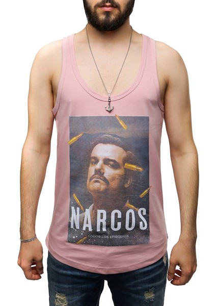 Erkek Baskılı Atlet