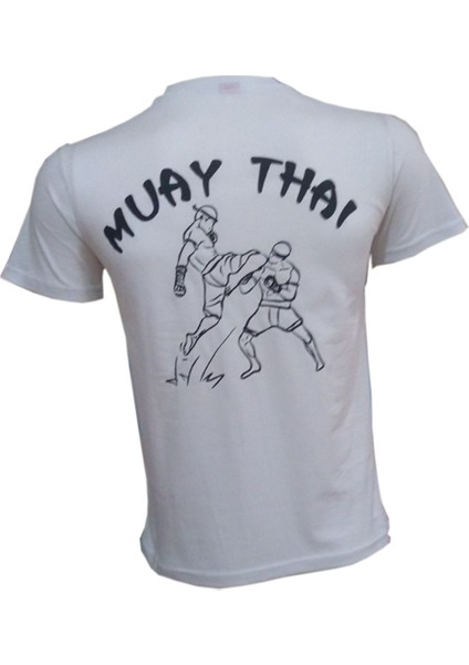 Muay Thai Tişörtü Beyaz