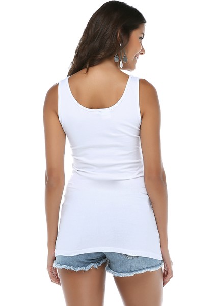 Fill Askılı Baskılı T-Shirt