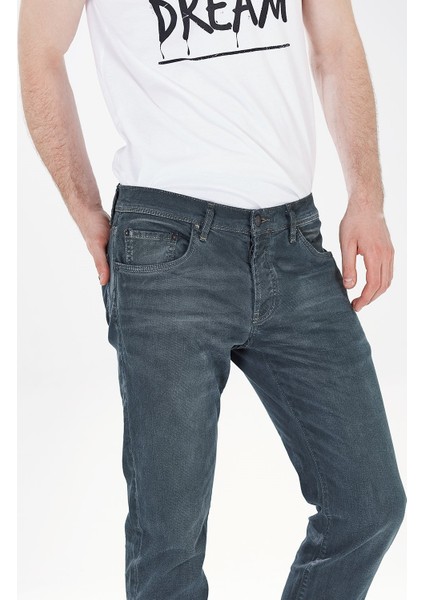 Sawyer Blue Smoked Wash Erkek Pantolon