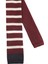 Bordo - Beyaz Örgü Kravat 8244 1