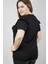 Bedeni Püskül Detaylı Örme T-Shirt 23573-m 3