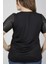 Süvet İle Örme Viskon T-Shirt 23592-m 4