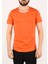 Bisiklet Yaka Turuncu T-shirt 2308 1