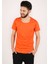 Bisiklet Yaka Turuncu T-shirt 2308 4