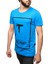 Uzi Baskılı Mavi T-Shirt 2533 1