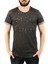 Lazer Kesim Yırtık Füme T-Shirt 2468 1