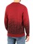 Bordo Baskılı Bisiklet Yaka Sweatshirt 2791 2