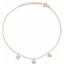 Argentum Concept Zirkon Taşlı Gümüş Yıldız Halhal