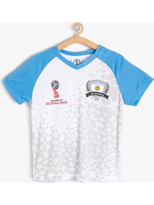 Koton Erkek Çocuk World Cup 2018 Baskılı T-Shirt