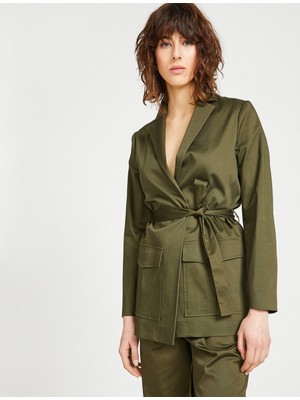 Koton Kadın Beli Bağlamalı Ceket