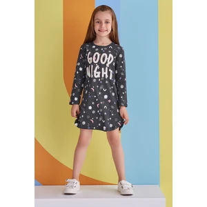 Good Night Kız Çocuk Karanlıkta Parlayan Gecelik Füme