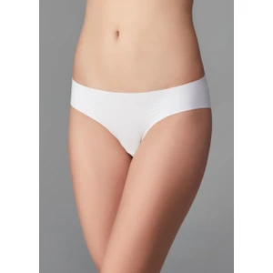 Beyaz 3'Lü Lazer Kesim Kadın Slip Külot