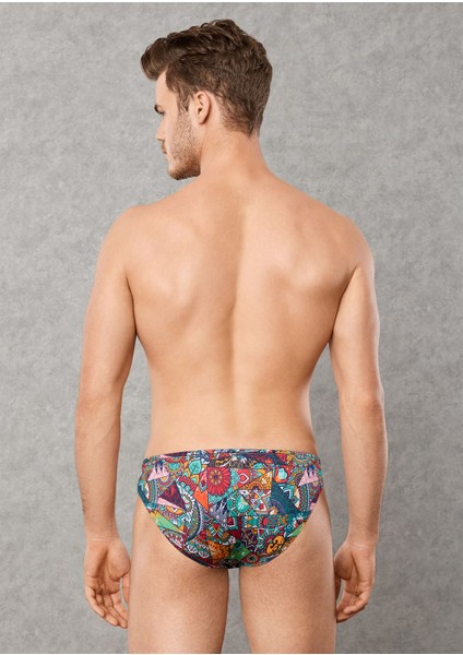 Imprimé Erkek Slip PATCHWORK 1217