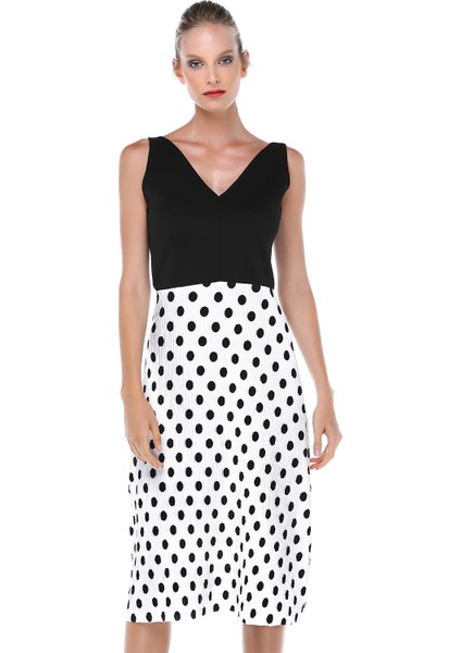 Kadın Puantiyeli Elbise