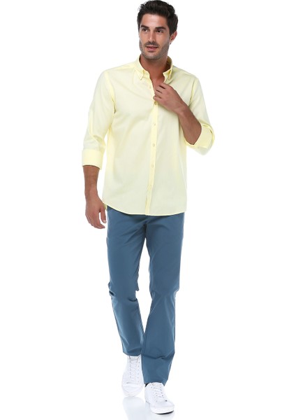Slim Fit Düz Uzun Kol Gömlek fiyatları