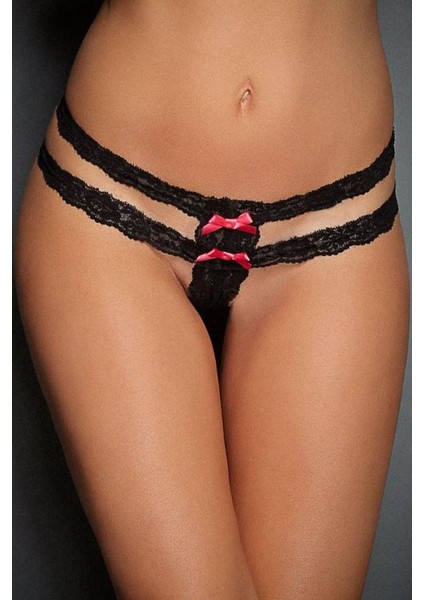 Fantazi Dantelli Fiyonklu String-Tanga