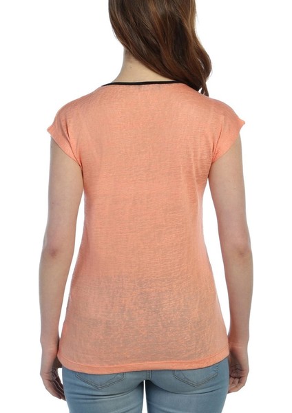 3012 - Somon Kadın Baskılı,Renkli Tshirt modelleri