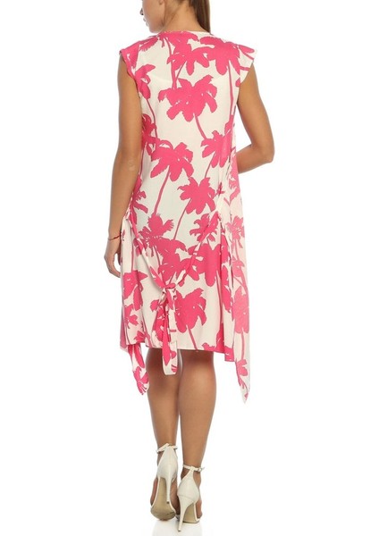 3101 - Fuşya Uzun Kolsuz Kimono modelleri